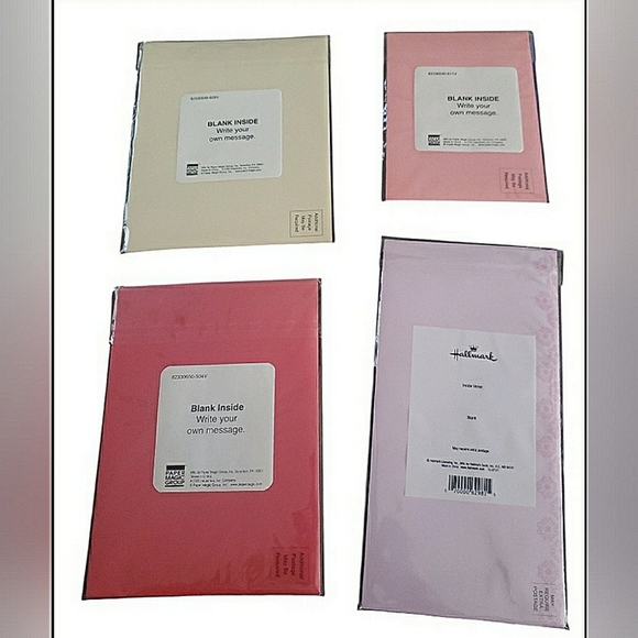 4 New Handmade 3D Blank Greeting Cards - Picture 2 of 6